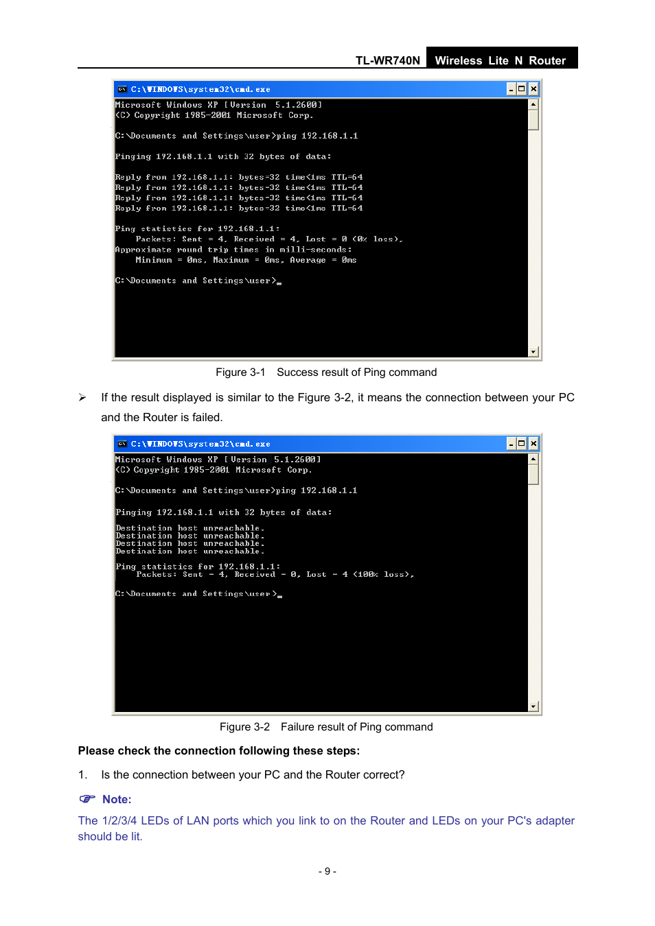 Figure 3-1, it means | TP-Link TL-WR740N User Manual | Page 16 / 109