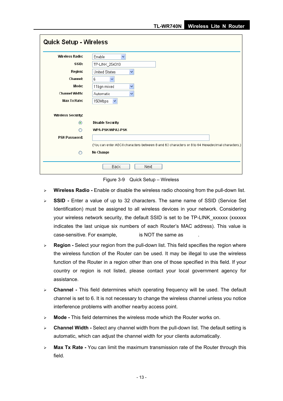 TP-Link TL-WR740N User Manual | Page 20 / 109