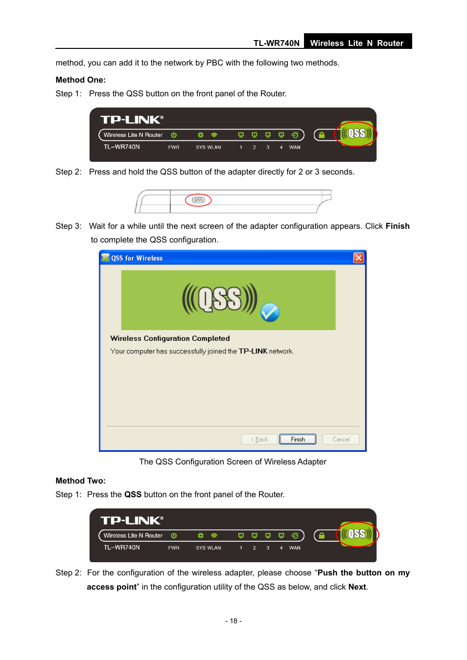 TP-Link TL-WR740N User Manual | Page 25 / 109
