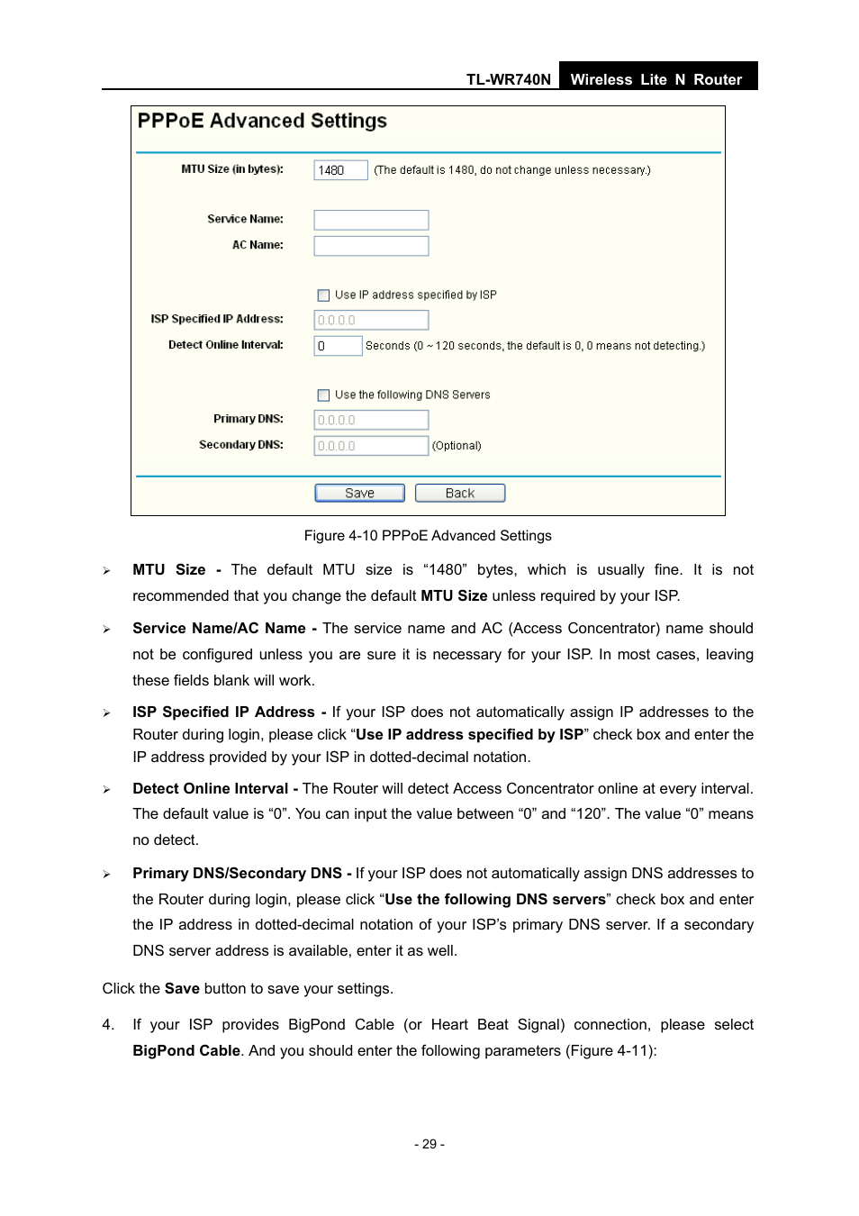 TP-Link TL-WR740N User Manual | Page 36 / 109