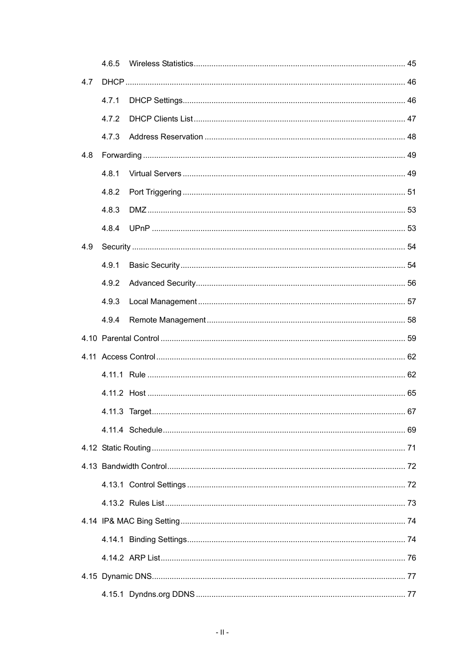 TP-Link TL-WR740N User Manual | Page 6 / 109