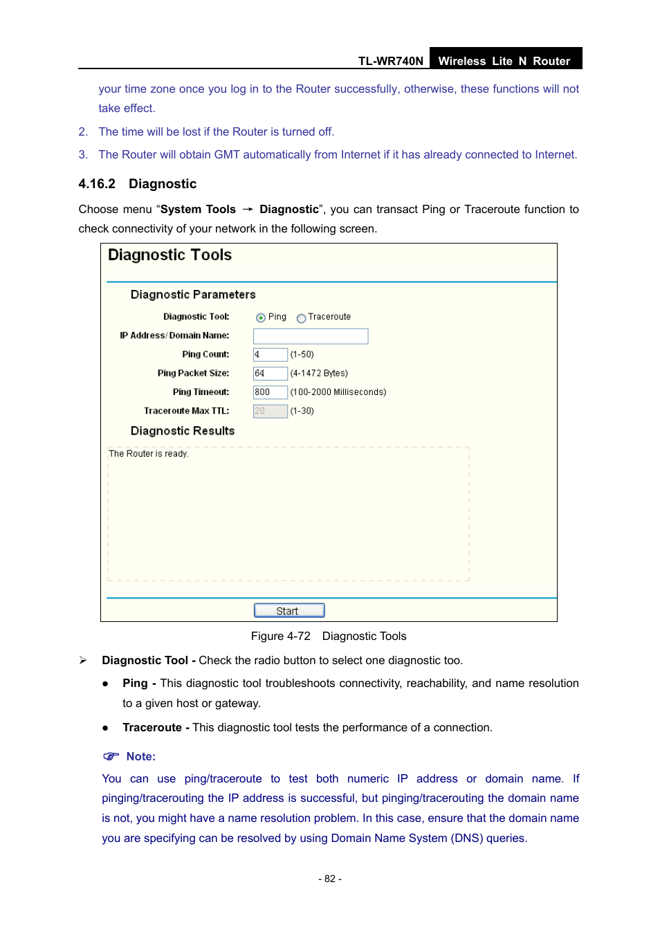 2 diagnostic | TP-Link TL-WR740N User Manual | Page 89 / 109