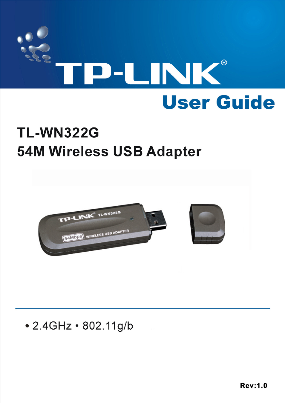 TP-Link TL-WN322G User Manual | 38 pages