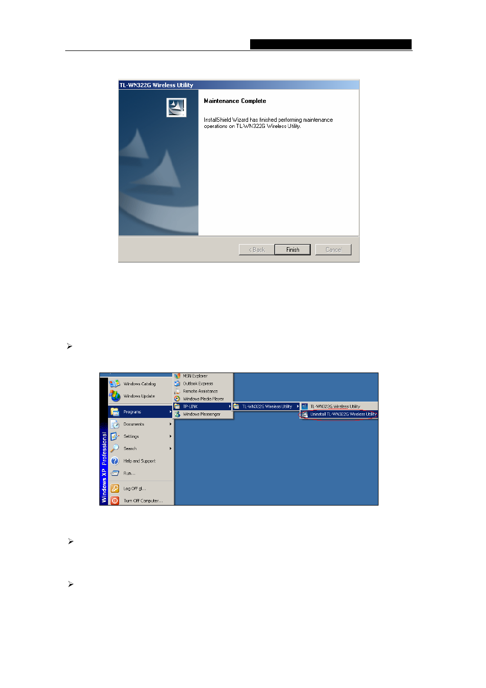 2 through programs, Through programs | TP-Link TL-WN322G User Manual | Page 14 / 38