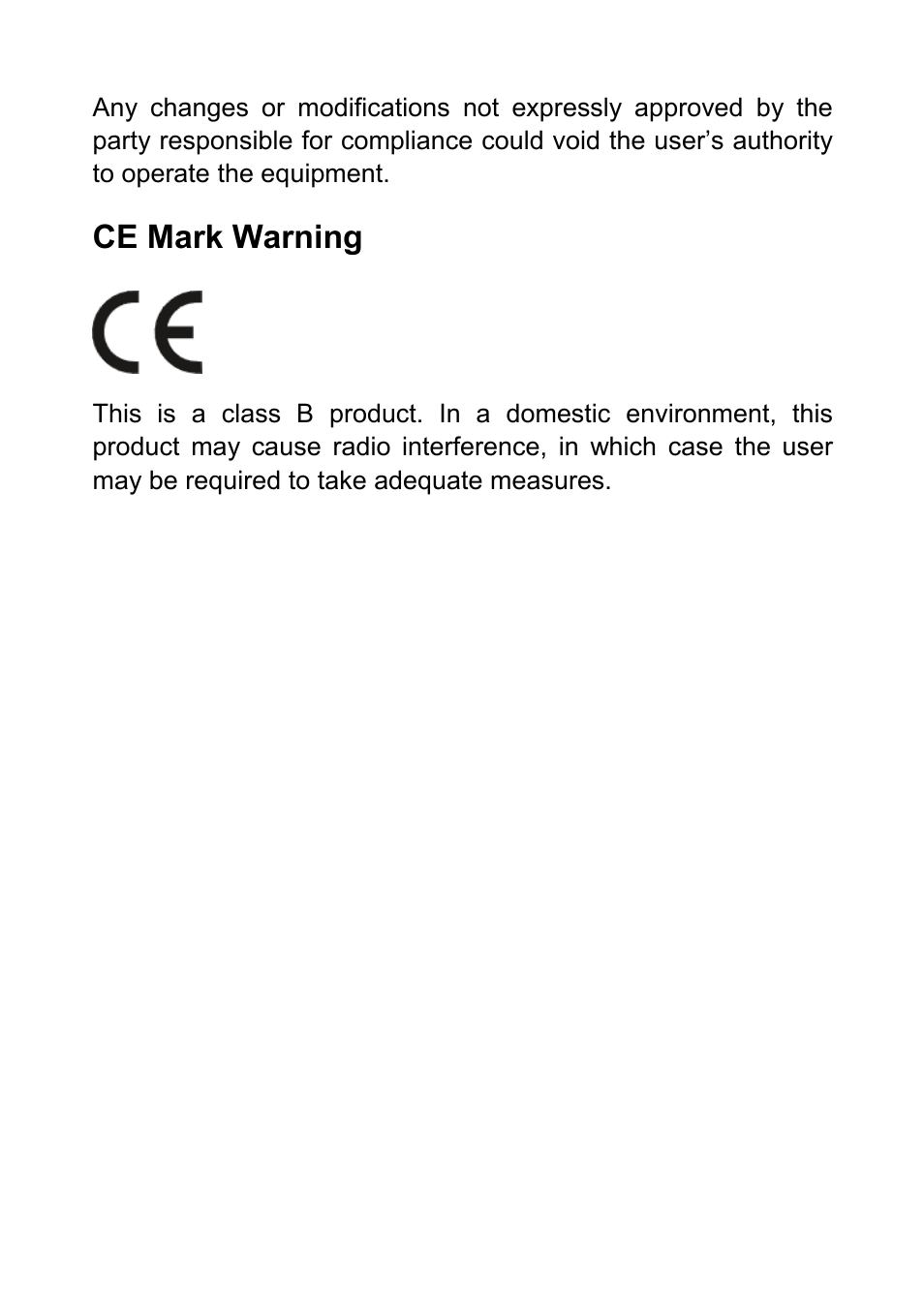Ce mark warning | TP-Link TL-POE150S User Manual | Page 4 / 10