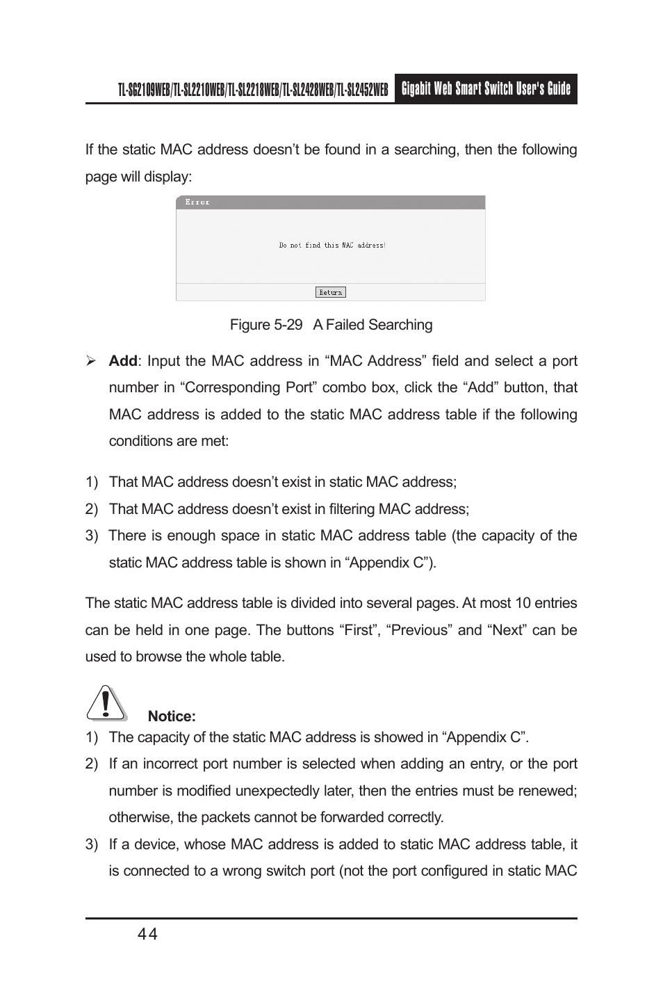 TP-Link TL-SL2210WEB User Manual | Page 51 / 75