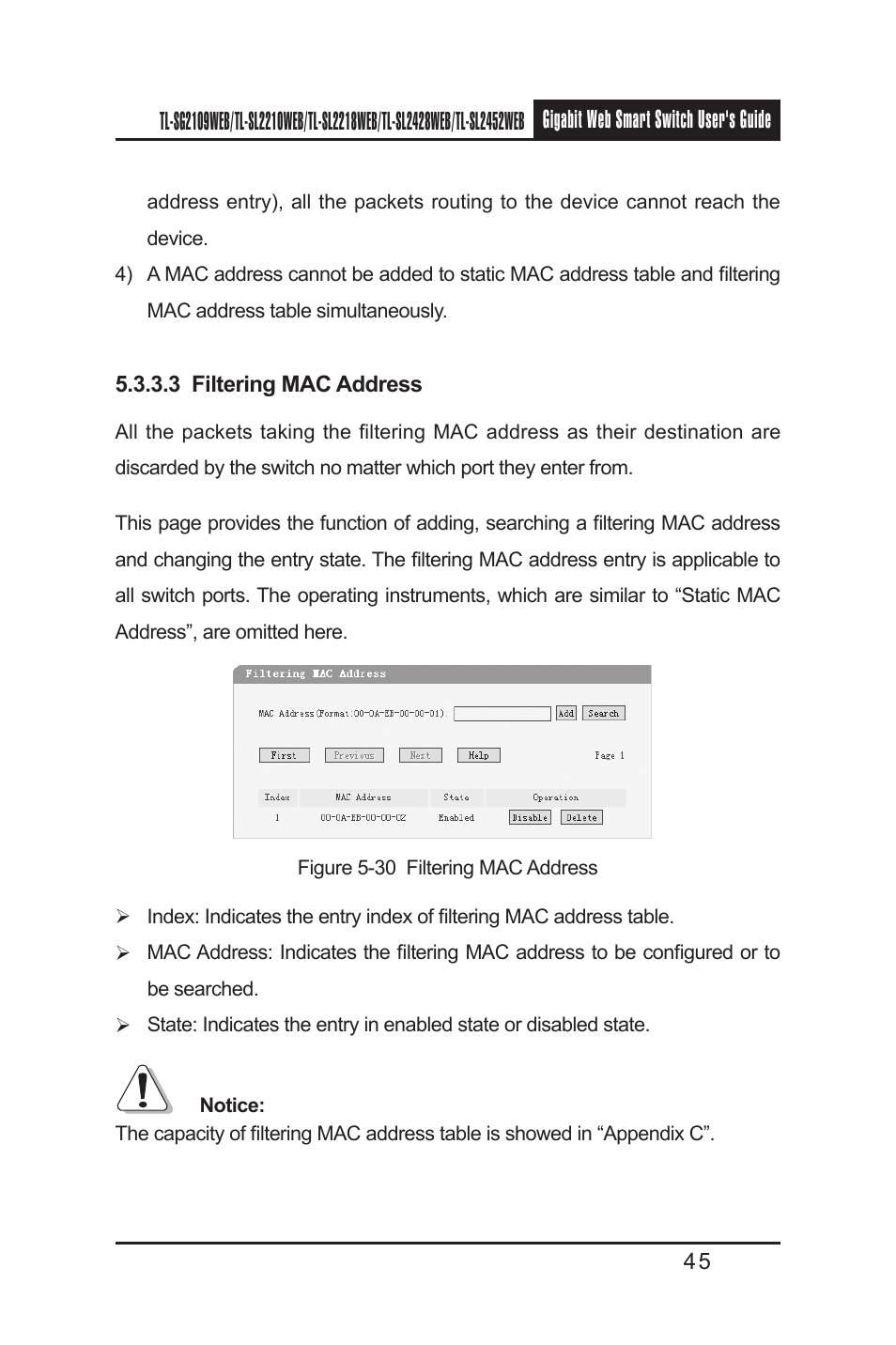TP-Link TL-SL2210WEB User Manual | Page 52 / 75