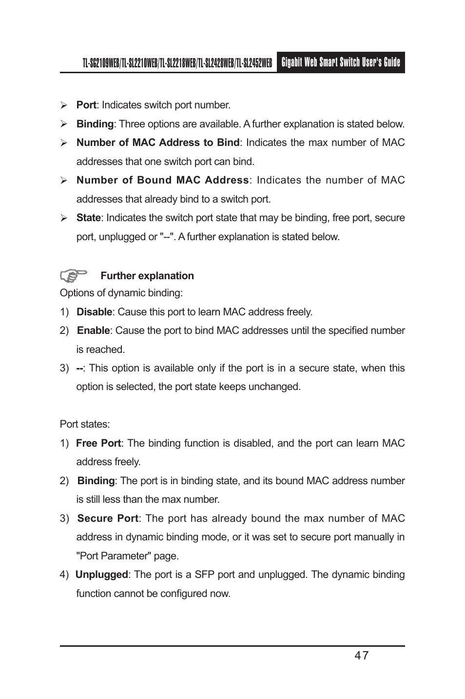 TP-Link TL-SL2210WEB User Manual | Page 54 / 75