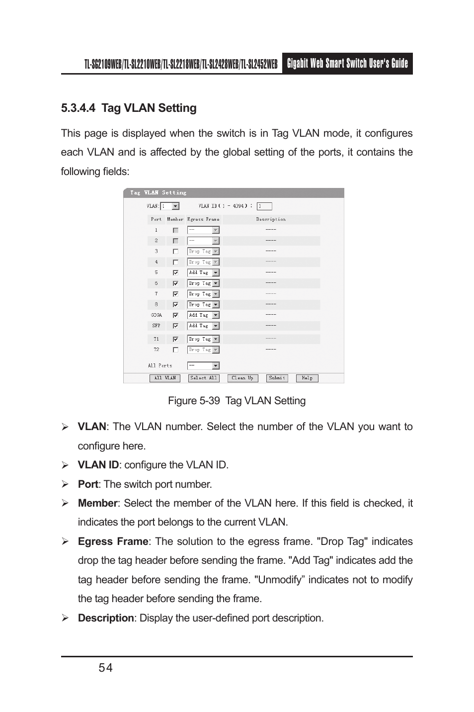 TP-Link TL-SL2210WEB User Manual | Page 61 / 75