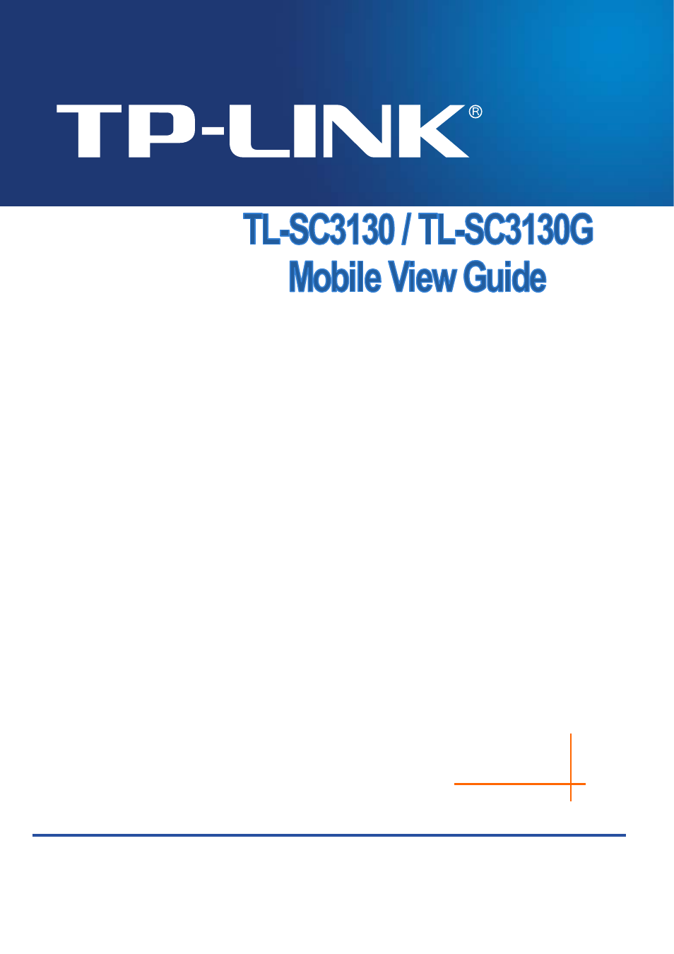 TP-Link TL-SC3130 User Manual | 9 pages
