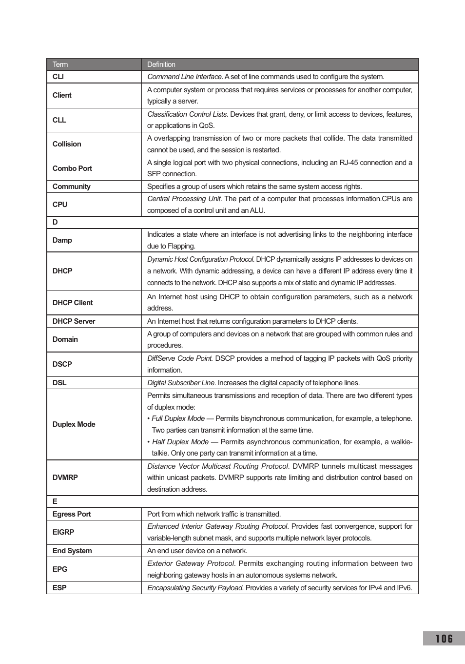 TP-Link TL-SG3109 User Manual | Page 113 / 120