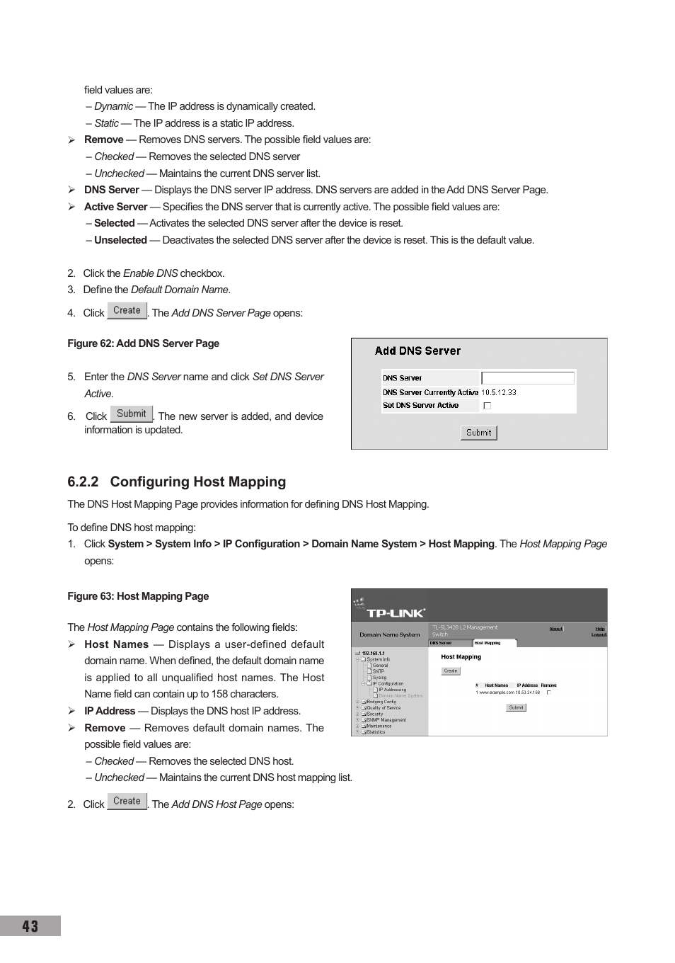 2 configuring host mapping | TP-Link TL-SG3109 User Manual | Page 50 / 120