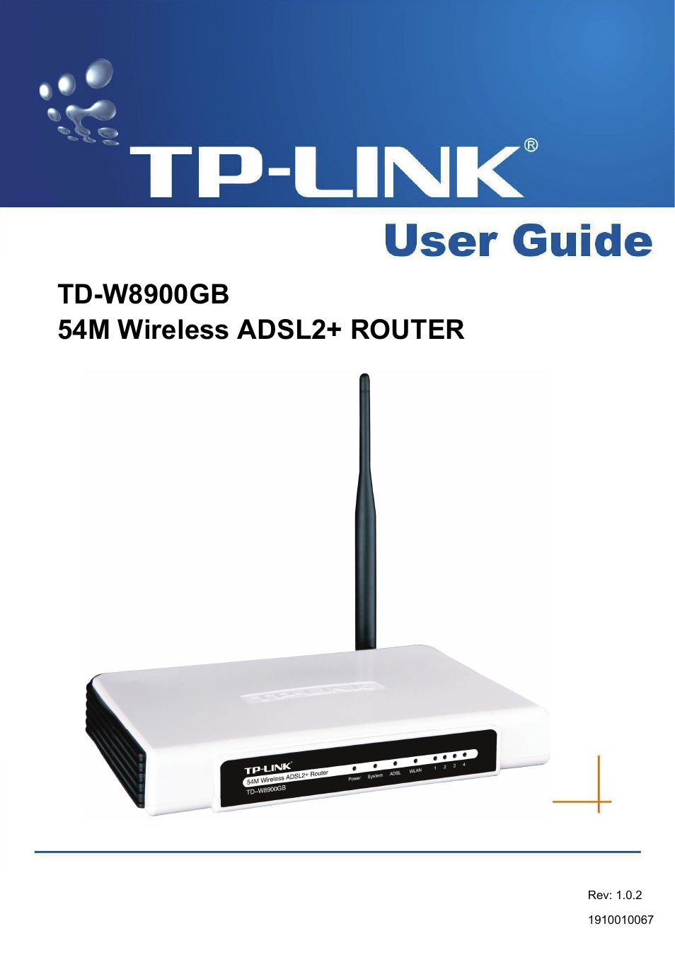 TP-Link TD-W8900GB User Manual | 88 pages