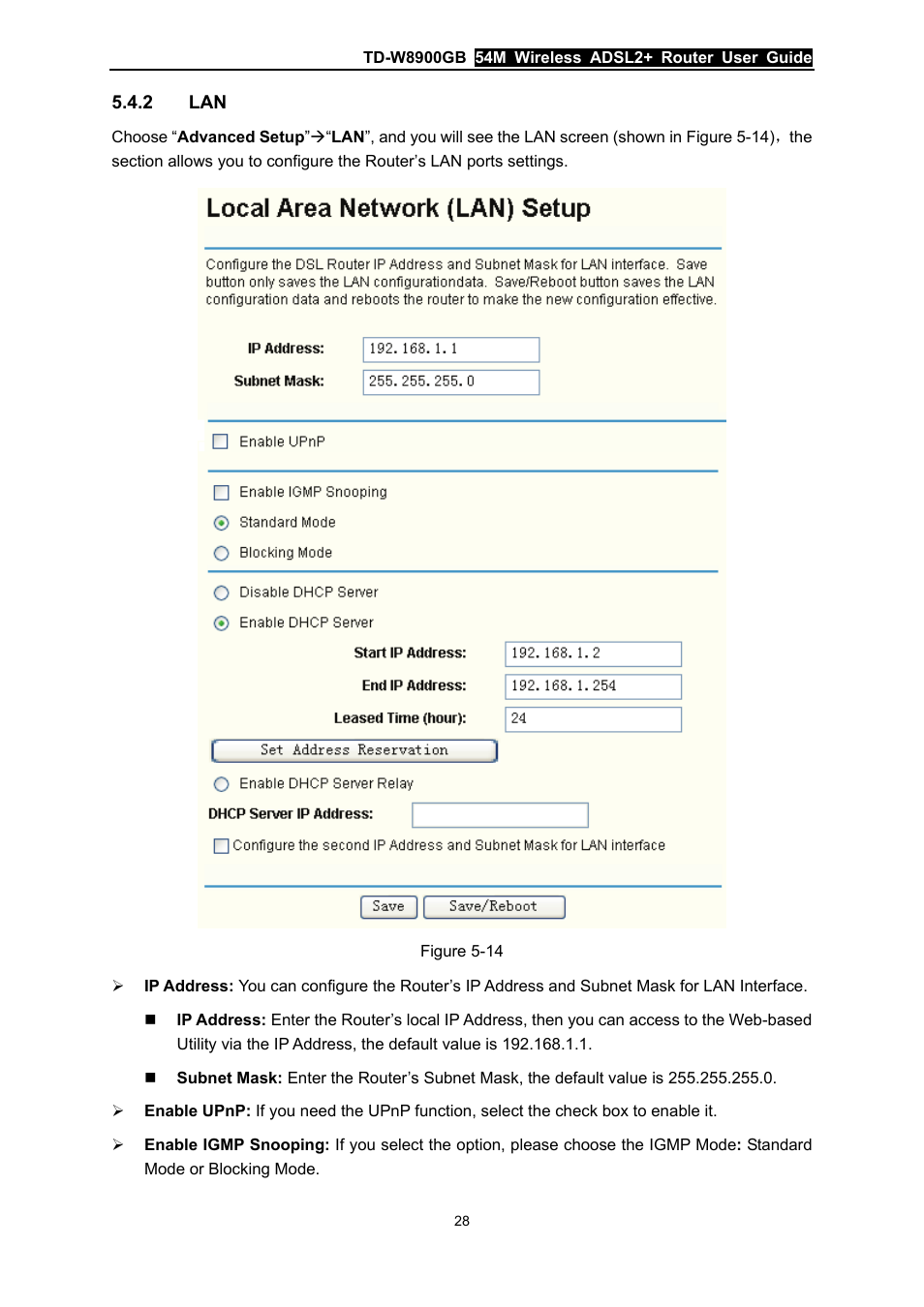 2 lan | TP-Link TD-W8900GB User Manual | Page 35 / 88