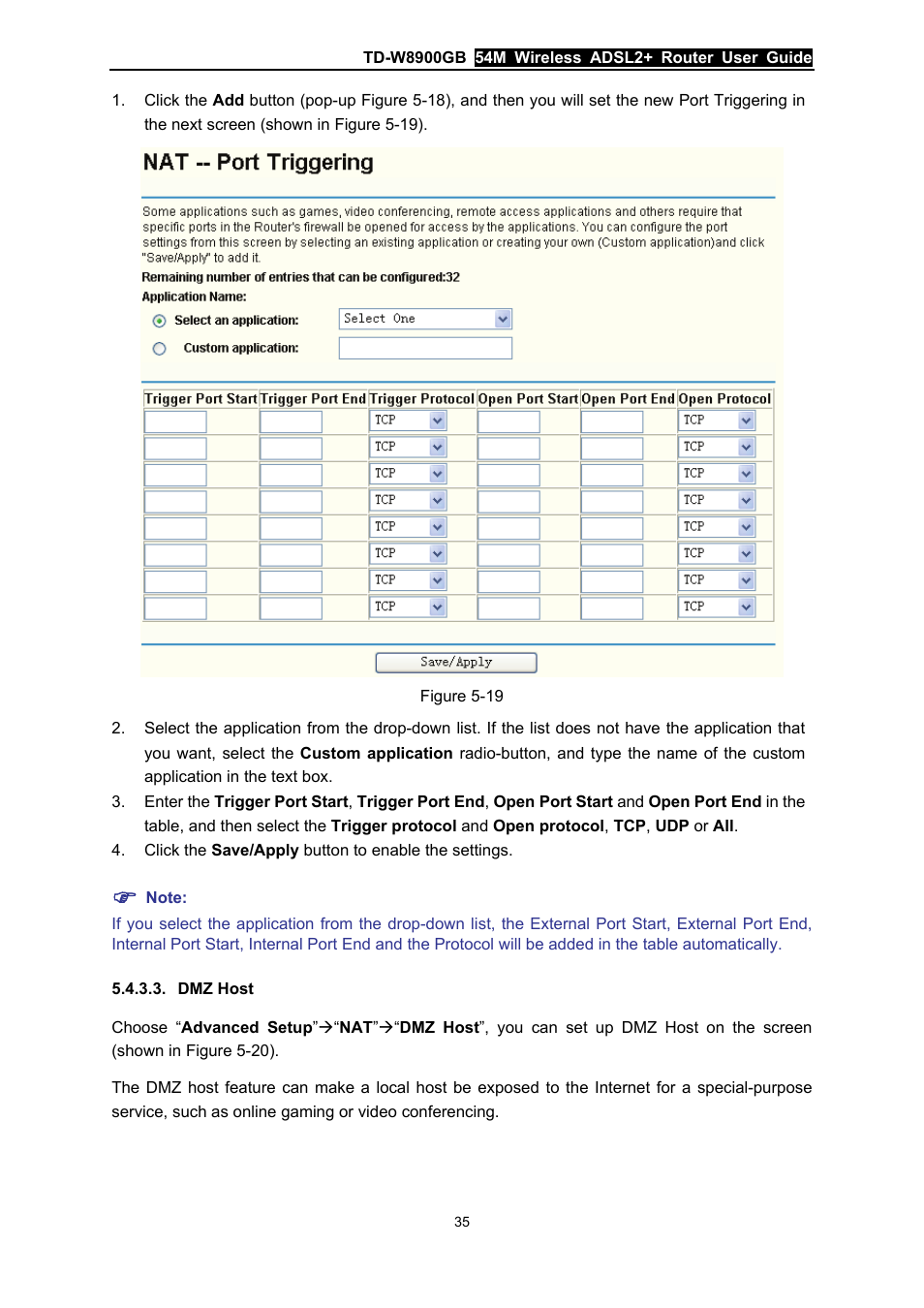 Dmz host | TP-Link TD-W8900GB User Manual | Page 42 / 88