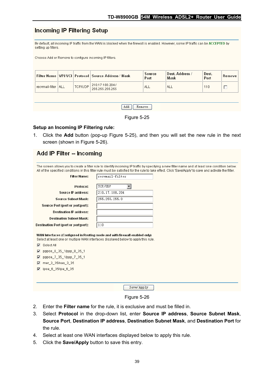 TP-Link TD-W8900GB User Manual | Page 46 / 88
