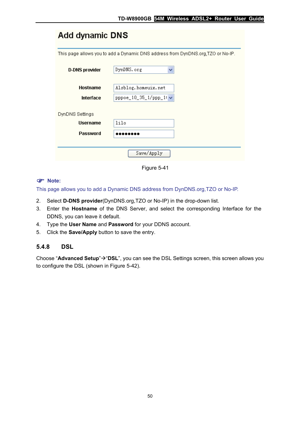 8 dsl | TP-Link TD-W8900GB User Manual | Page 57 / 88