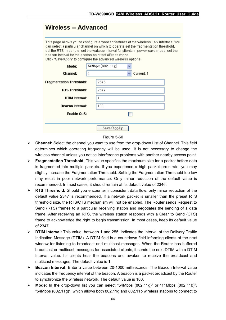 TP-Link TD-W8900GB User Manual | Page 71 / 88