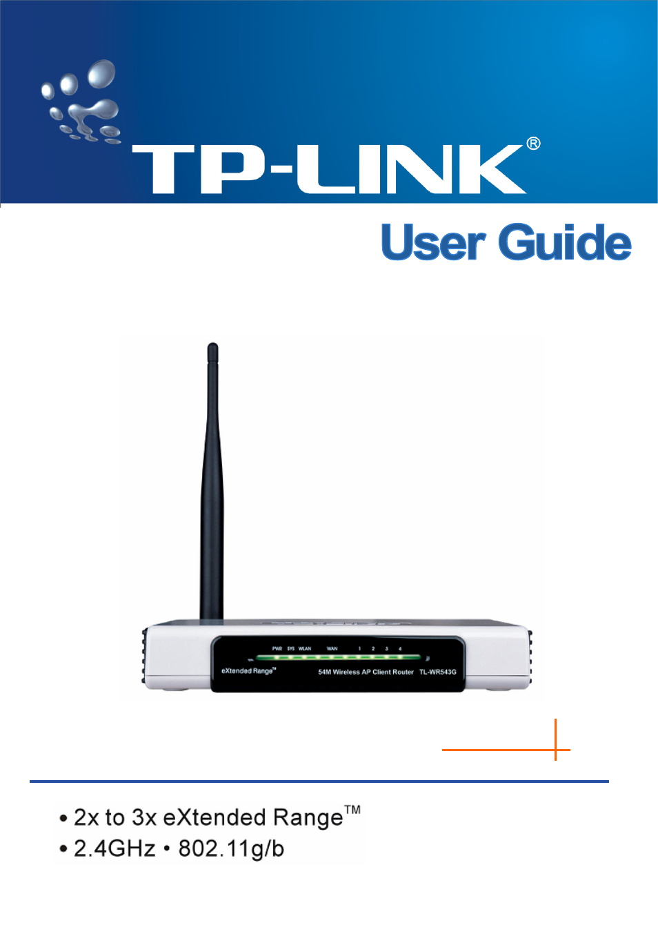 TP-Link TL-WR543G User Manual | 81 pages