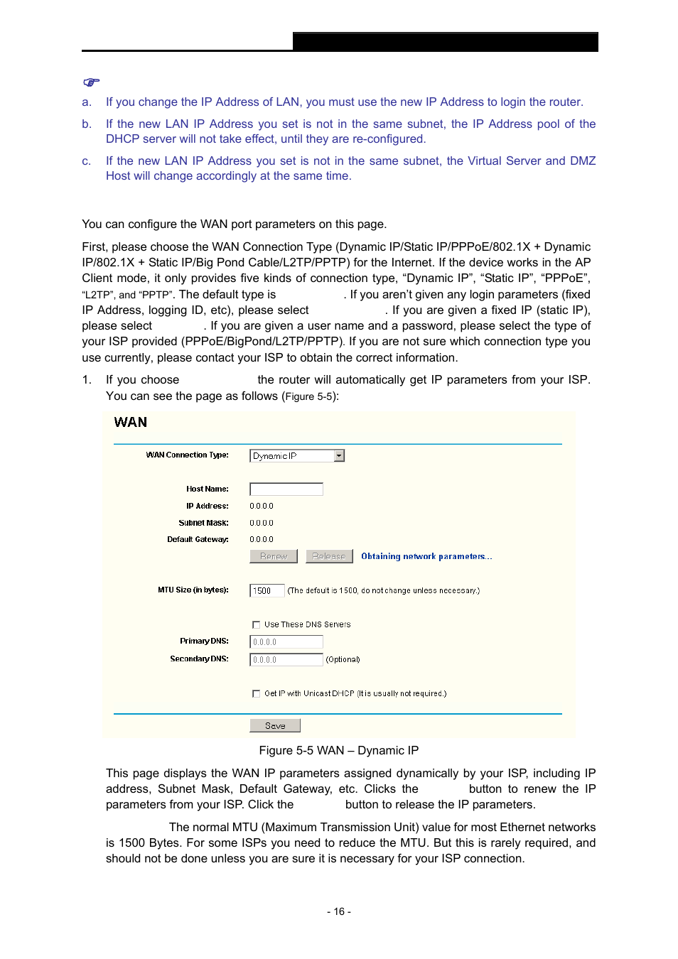 2 wan | TP-Link TL-WR543G User Manual | Page 25 / 81