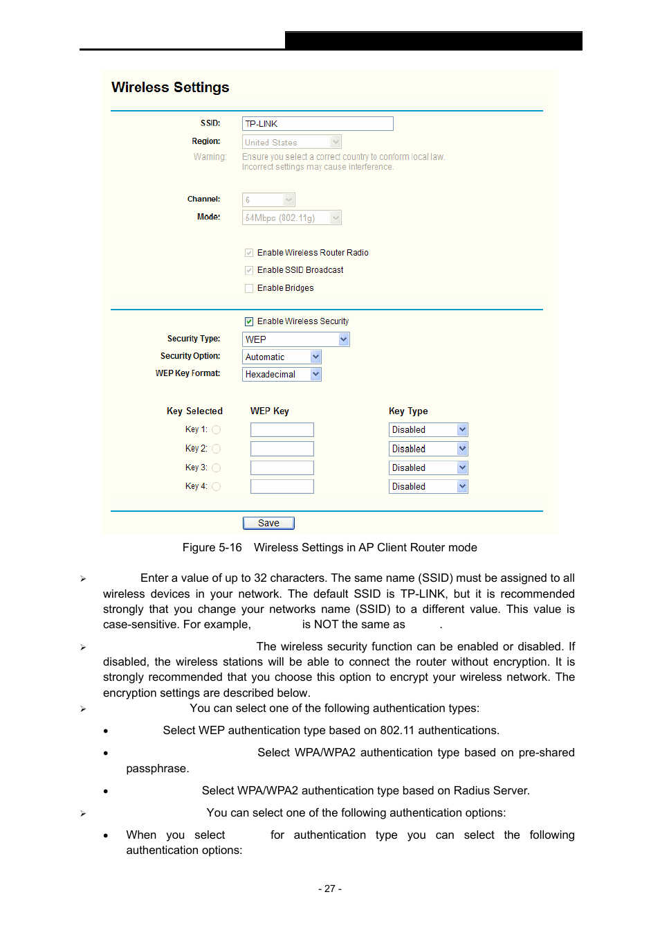 TP-Link TL-WR543G User Manual | Page 36 / 81
