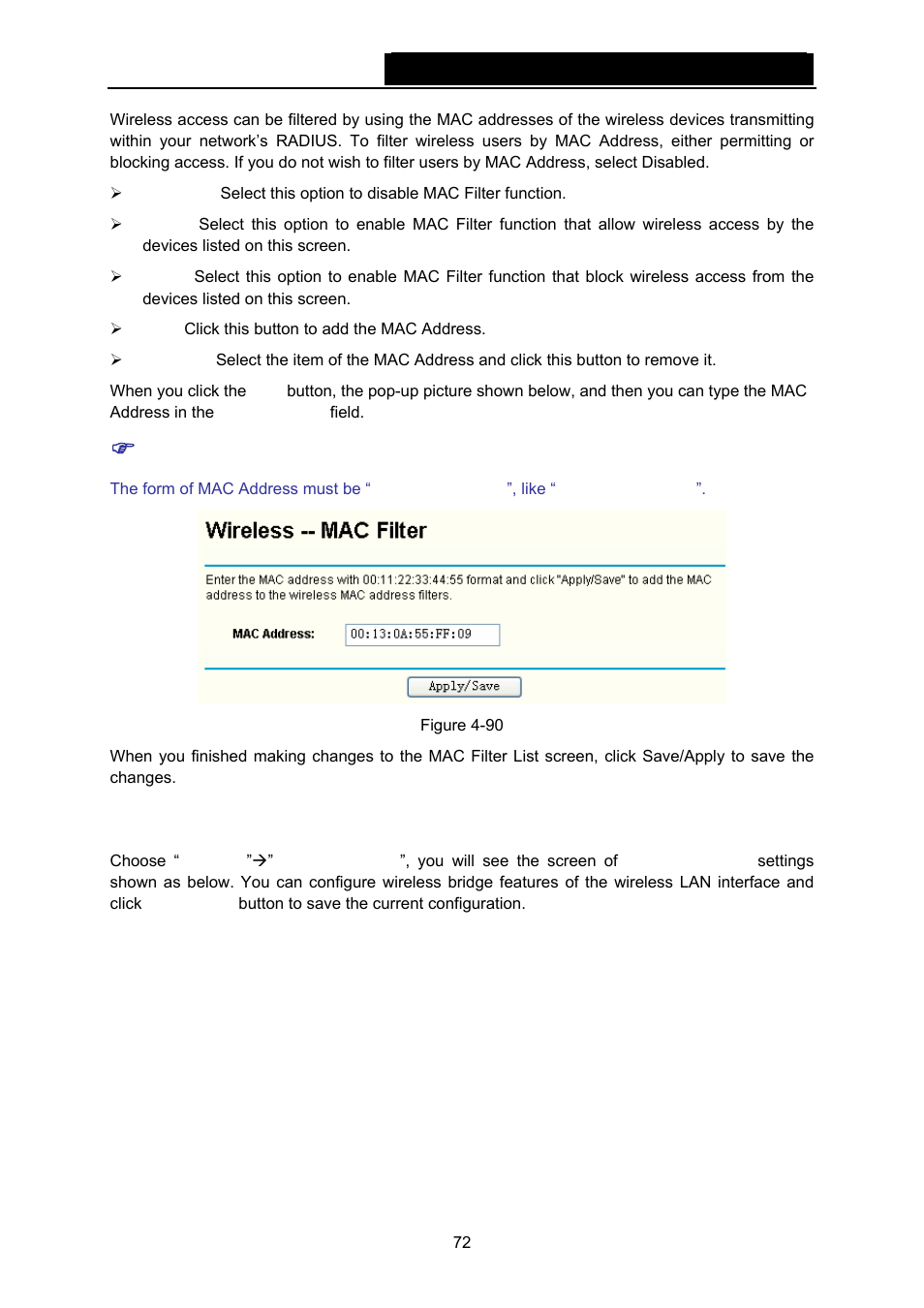 4 wireless bridge | TP-Link TD-W8960N User Manual | Page 79 / 105