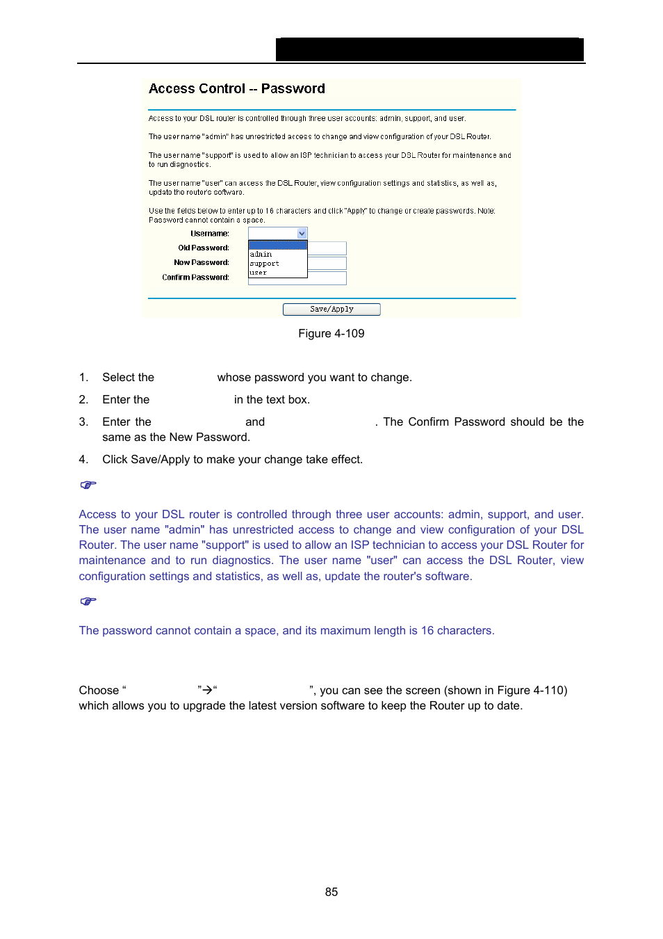7 update software | TP-Link TD-W8960N User Manual | Page 92 / 105