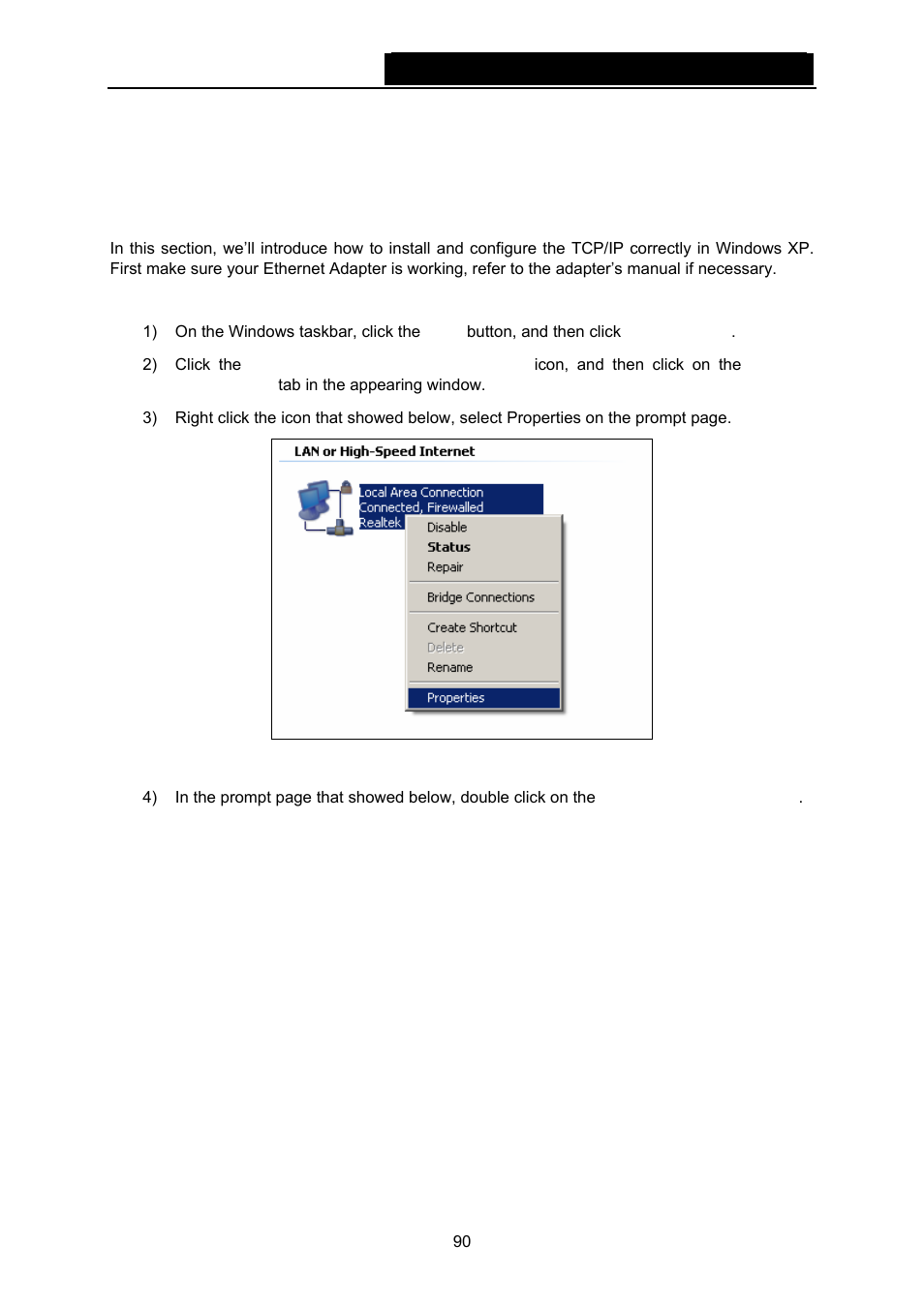 Appendix b: configuring the pc | TP-Link TD-W8960N User Manual | Page 97 / 105