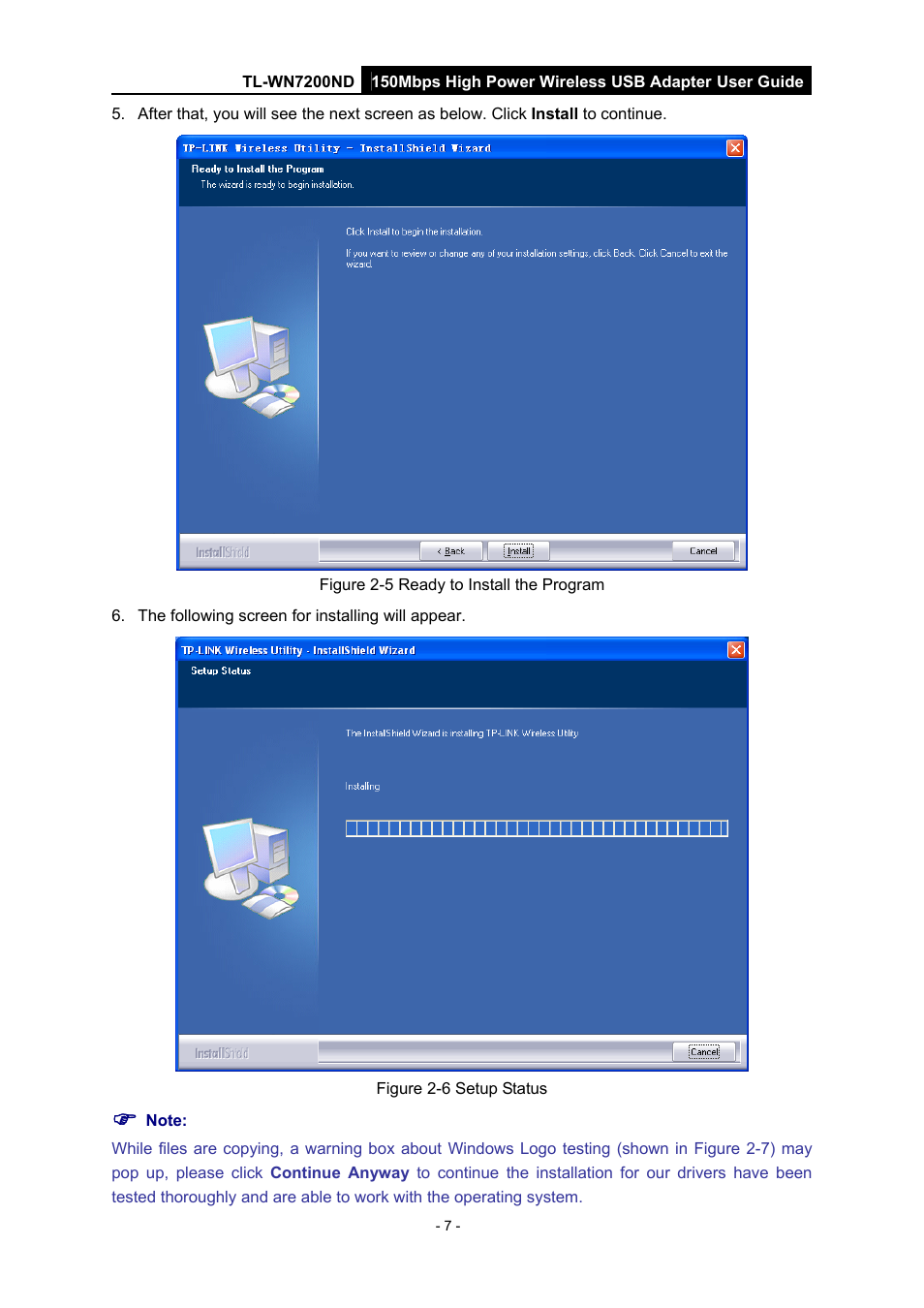 TP-Link TL-WN7200ND User Manual | Page 12 / 40