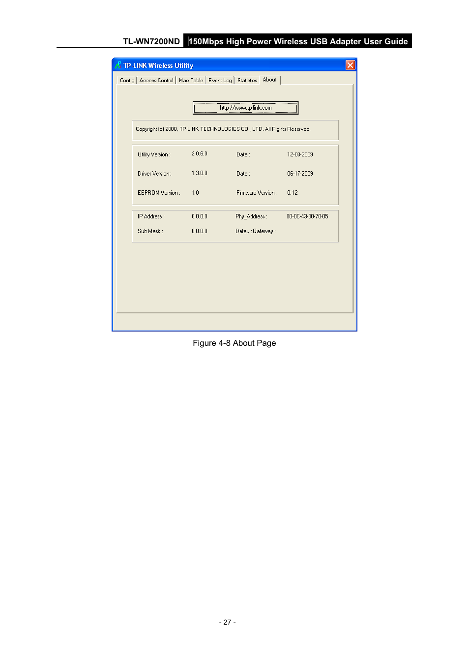 TP-Link TL-WN7200ND User Manual | Page 32 / 40