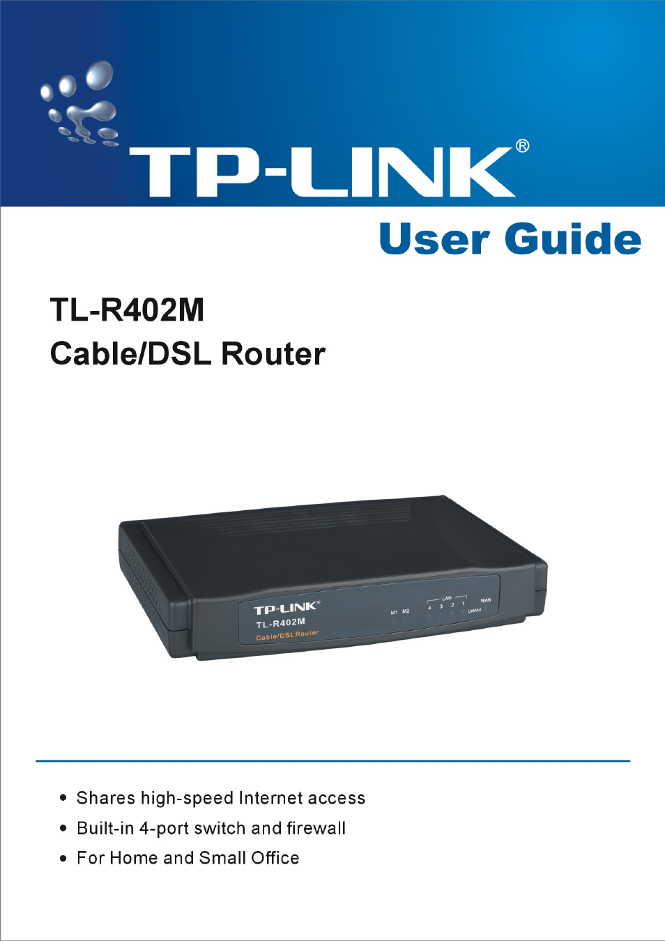 TP-Link TL-R402M User Manual | 51 pages