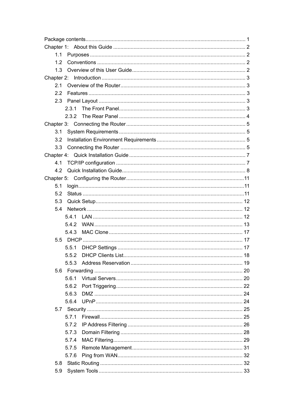 TP-Link TL-R402M User Manual | Page 3 / 51
