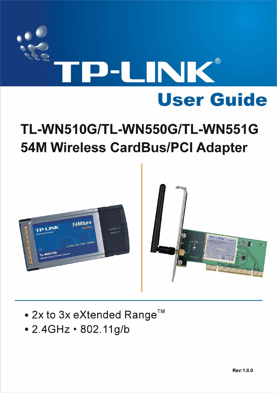 TP-Link TL-WN510G User Manual | 34 pages