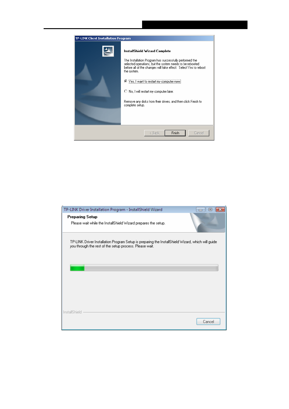 3 installation for windows vista, Installation for windows vista | TP-Link TL-WN510G User Manual | Page 16 / 34