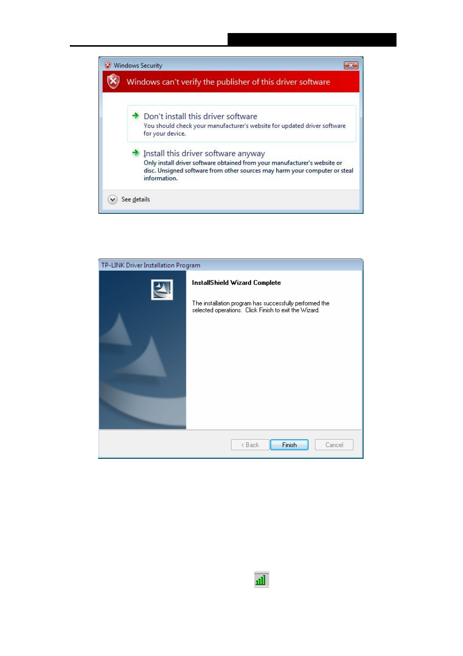 Chapter 3 configuration of utility, Chapter 3, Configuration of utility | TP-Link TL-WN510G User Manual | Page 18 / 34