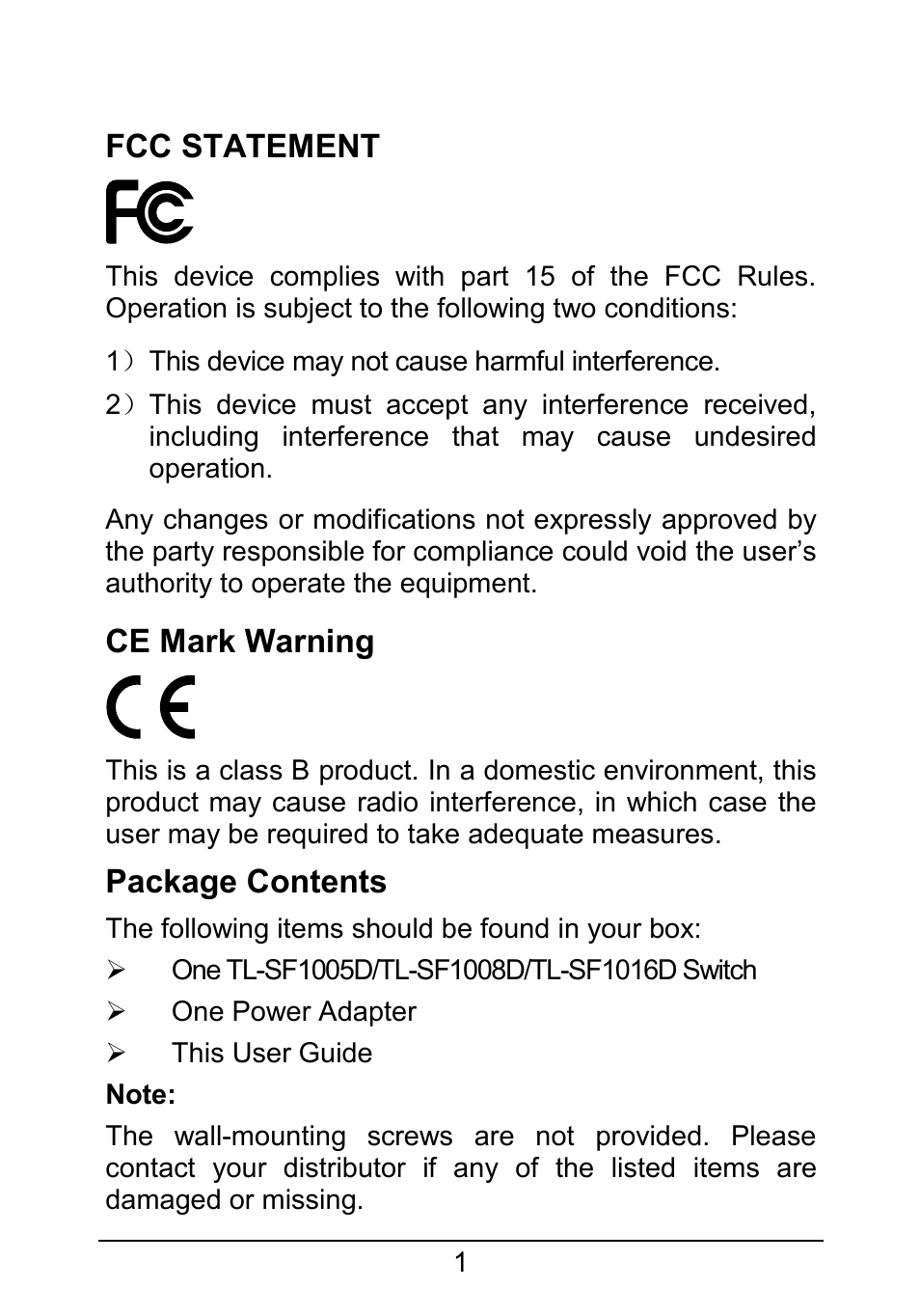 TP-Link TL-SF1005D User Manual | Page 2 / 4