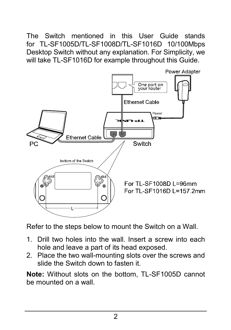 TP-Link TL-SF1005D User Manual | Page 3 / 4