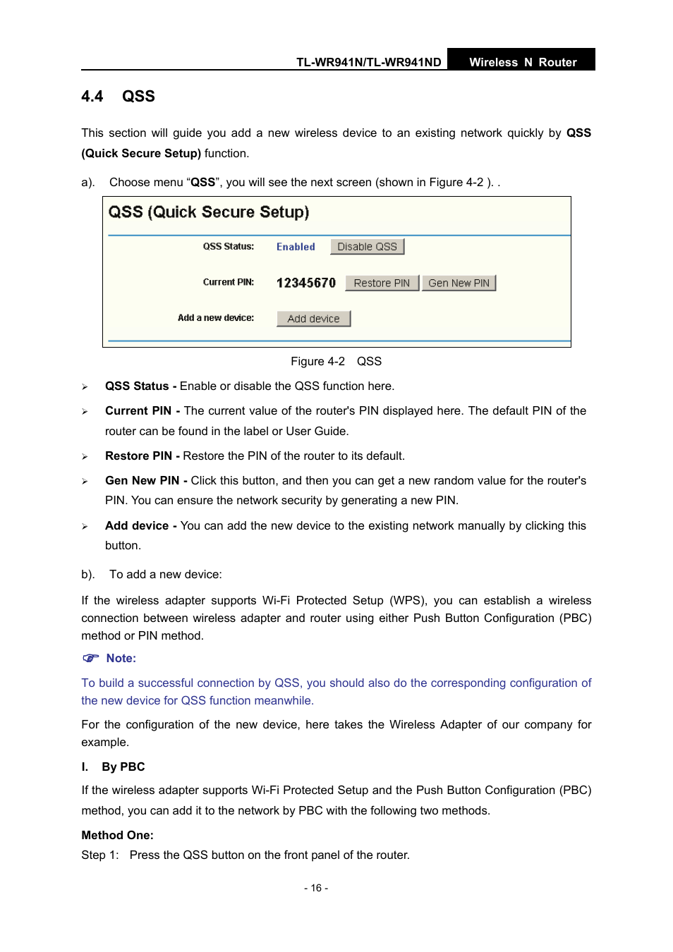 4 qss | TP-Link TL-WR941N User Manual | Page 21 / 76