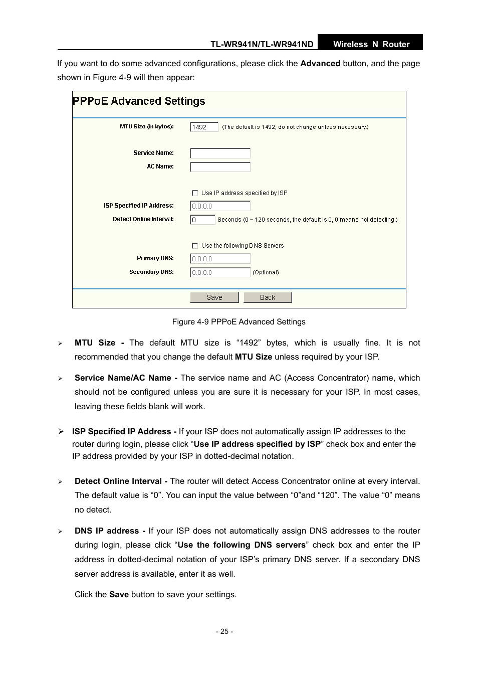 TP-Link TL-WR941N User Manual | Page 30 / 76