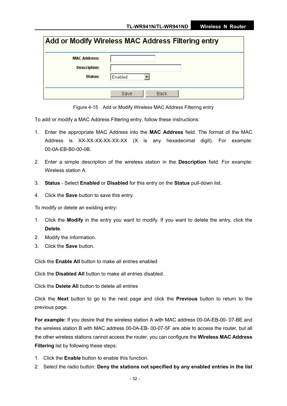 TP-Link TL-WR941N User Manual | Page 37 / 76