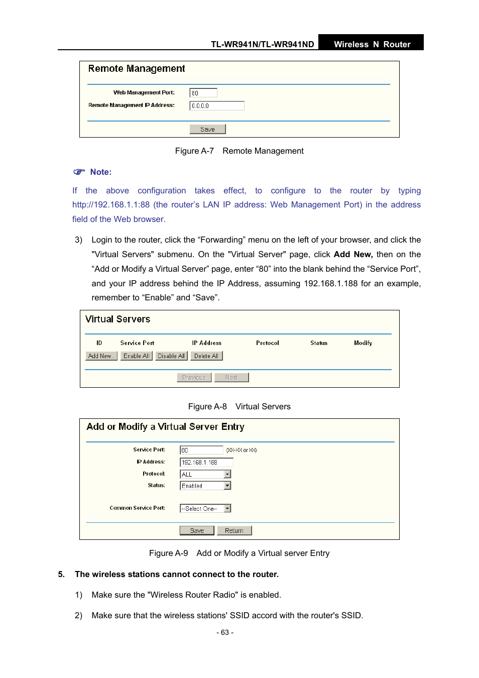 TP-Link TL-WR941N User Manual | Page 68 / 76
