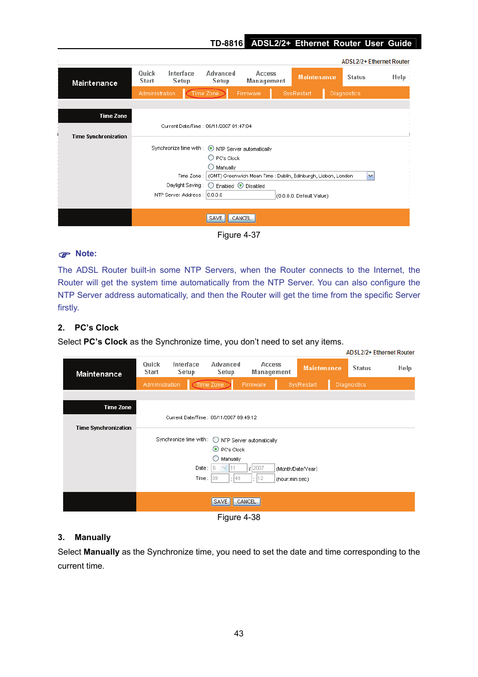 TP-Link TD-8816 User Manual | Page 49 / 54