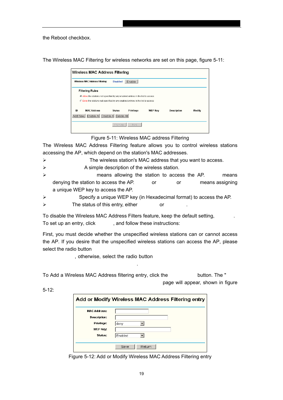 3 mac filtering | TP-Link TL-WA501G User Manual | Page 24 / 43