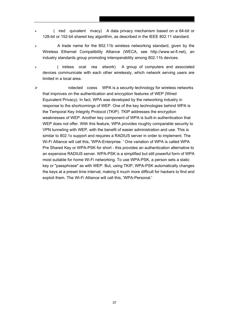 TP-Link TL-WA501G User Manual | Page 42 / 43