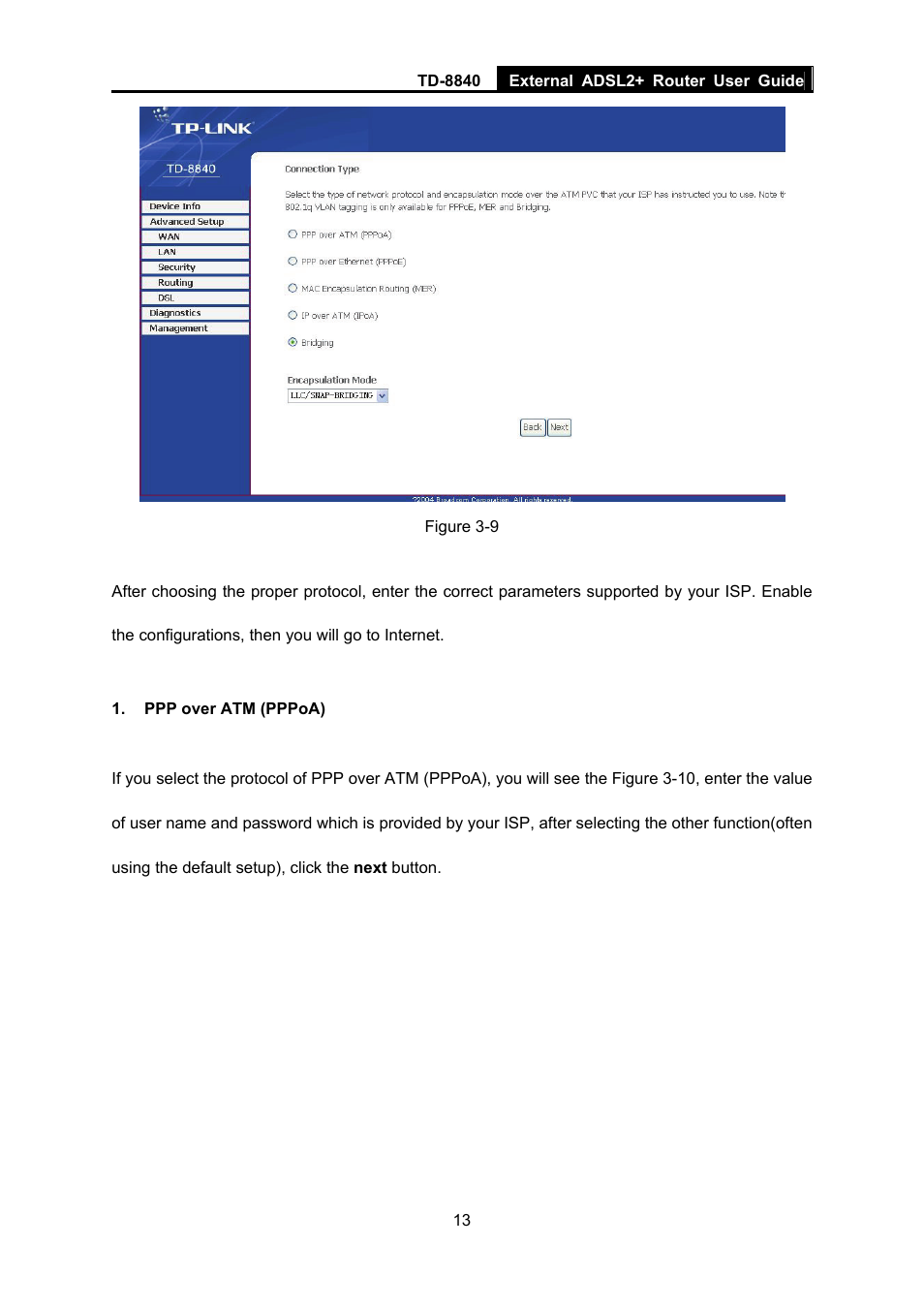 TP-Link TD-8840 User Manual | Page 18 / 39