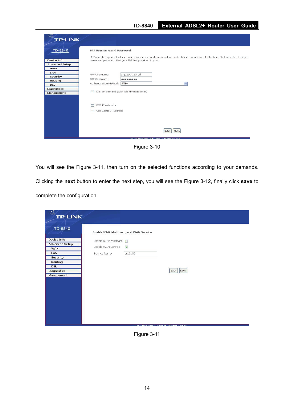 TP-Link TD-8840 User Manual | Page 19 / 39