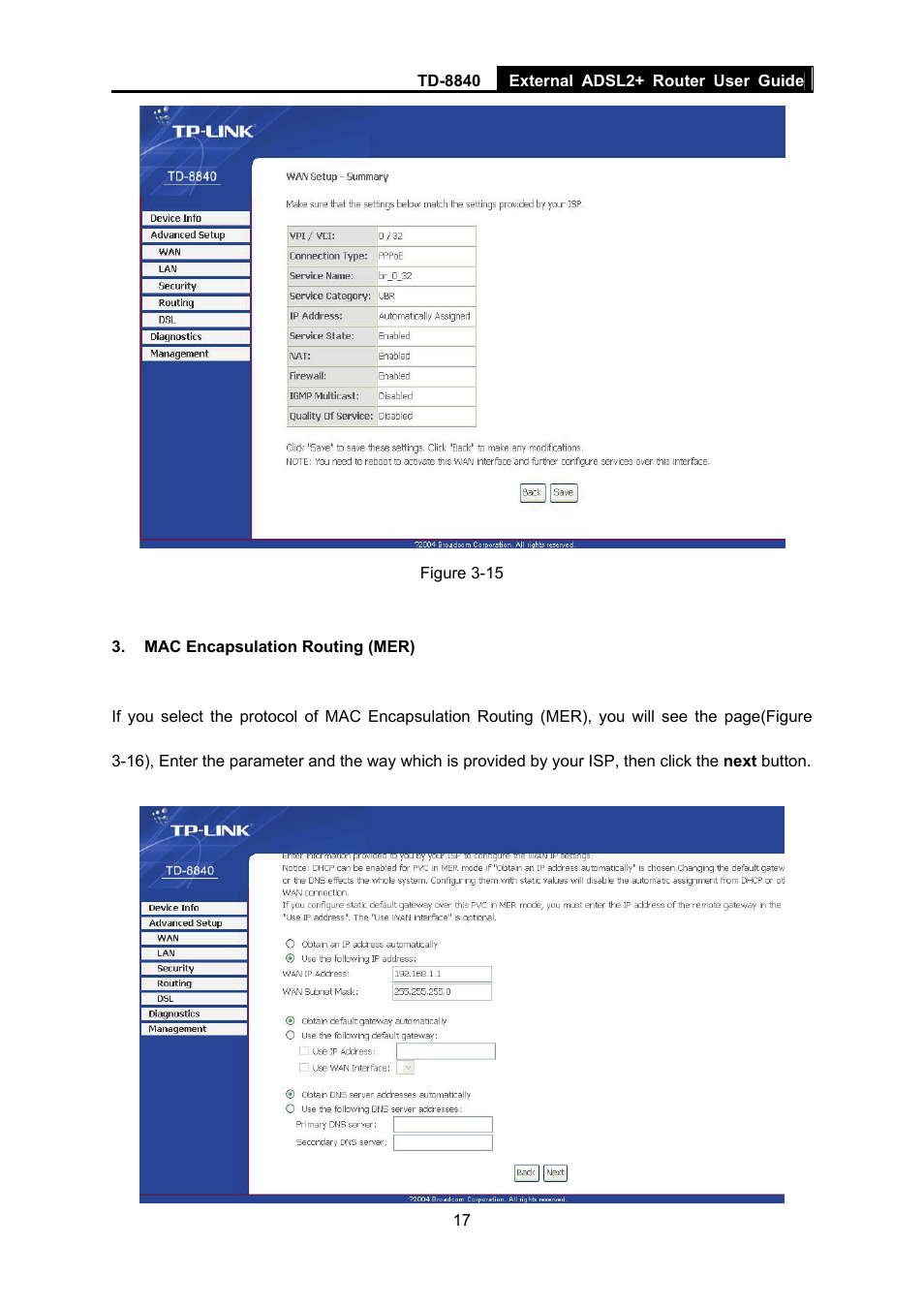 TP-Link TD-8840 User Manual | Page 22 / 39