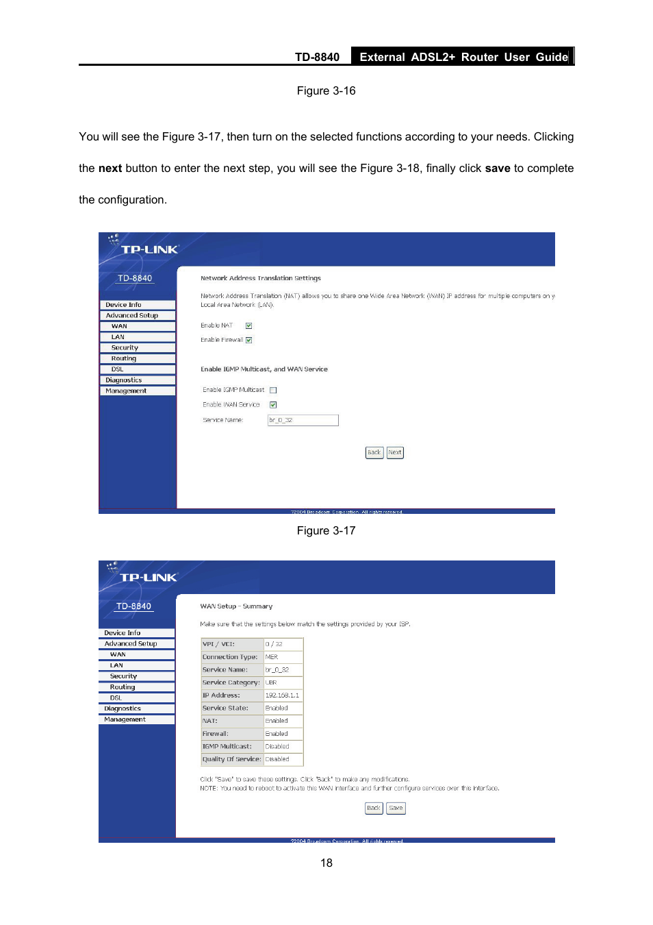 TP-Link TD-8840 User Manual | Page 23 / 39