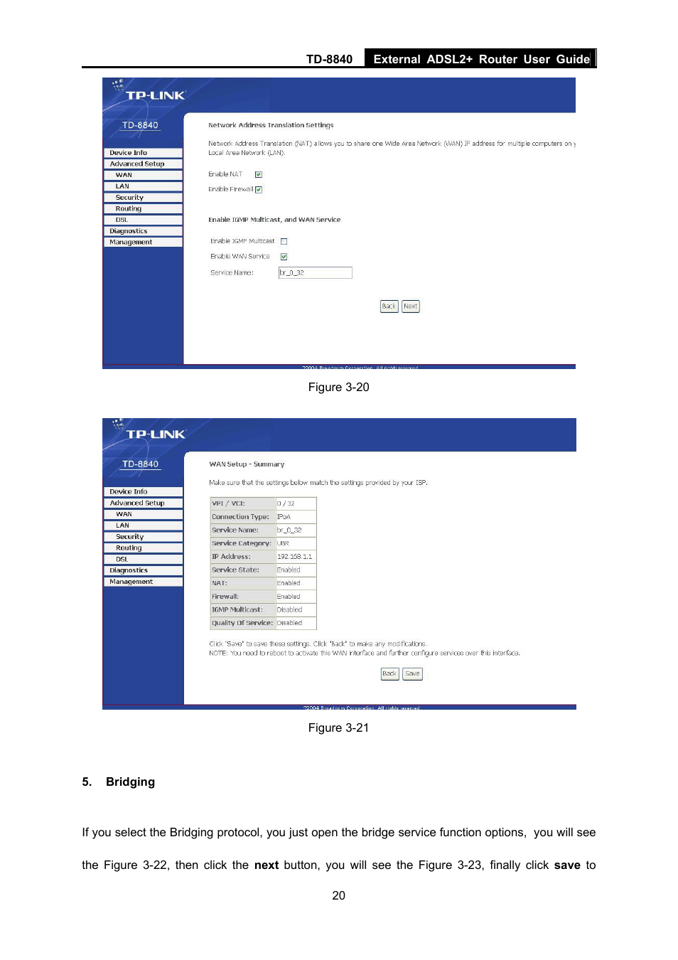 TP-Link TD-8840 User Manual | Page 25 / 39