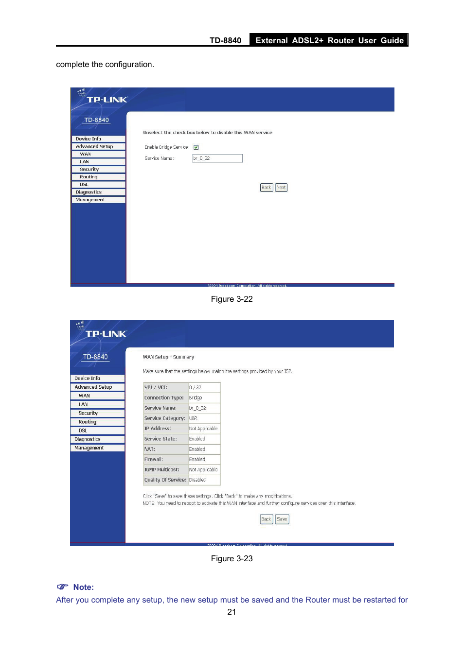 TP-Link TD-8840 User Manual | Page 26 / 39